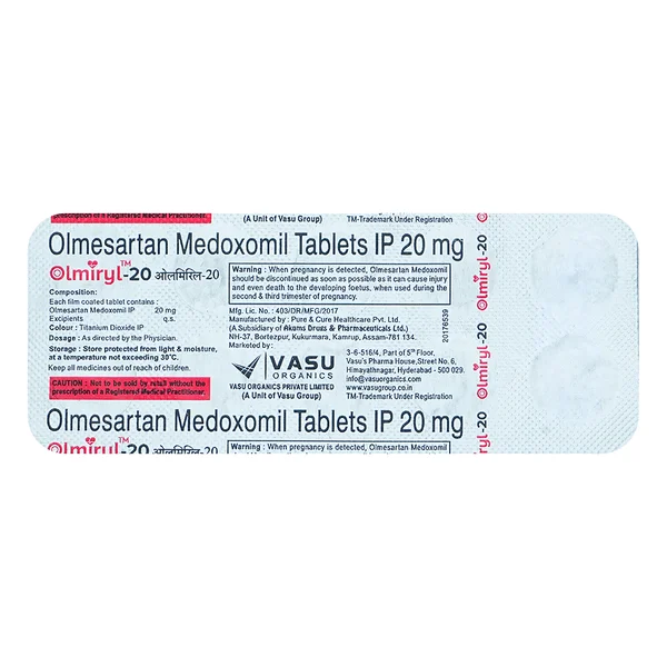 Olmiryl 20 Tablet 10's