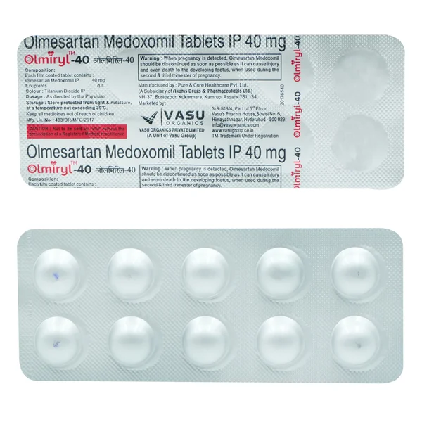 Olmiryl 40 Tablet 10's