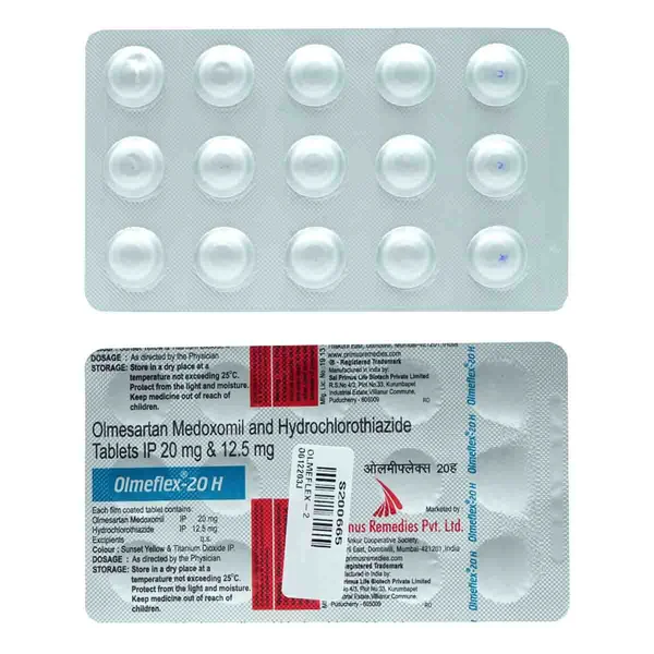 Olmeflex 20 H Tablet 15's