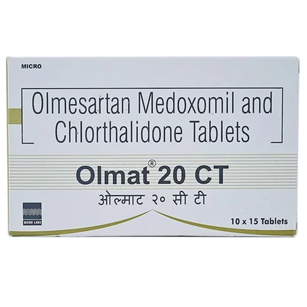 Olmat 20 CT Tablet 15's, Pack of 15 TabletS