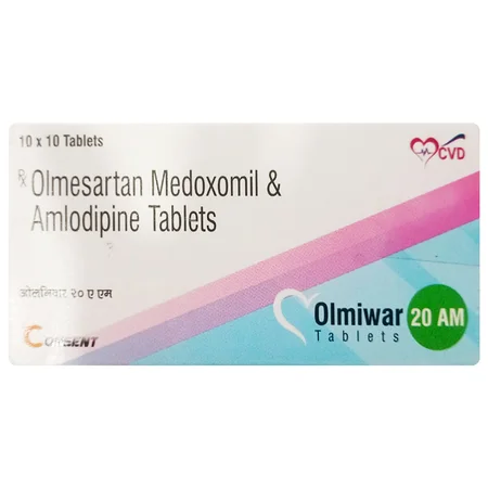 Olmiwar 20 AM Tablet 10's