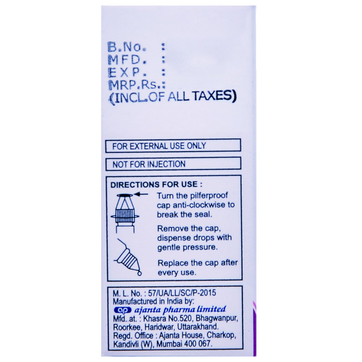 Olopat OD Eye Drops 3 ml, Pack of 1 EYE DROPS Olopat OD Eye Drops 3 ml, Pack of 1 EYE DROPS