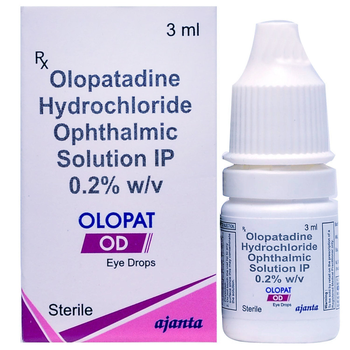 Olopat OD Eye Drops 3 ml, Pack of 1 EYE DROPS Olopat OD Eye Drops 3 ml, Pack of 1 EYE DROPS