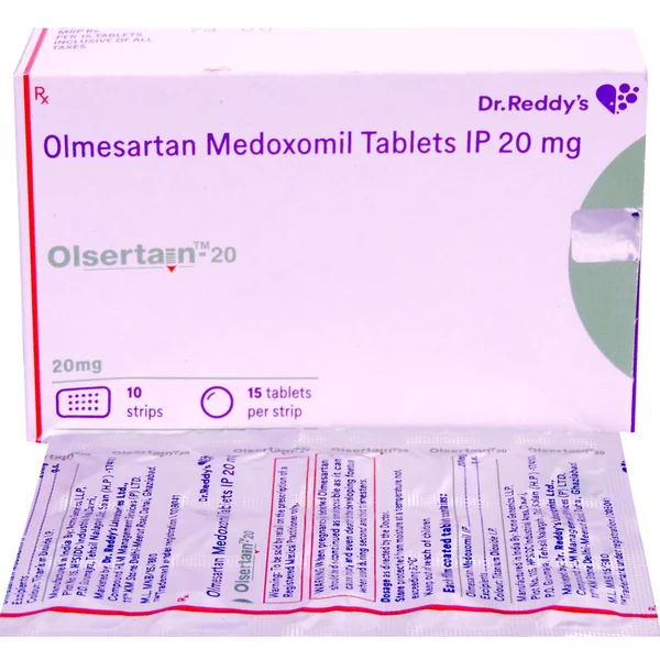 Olsertain 20 Tablet 15's, Pack of 15 TabletS