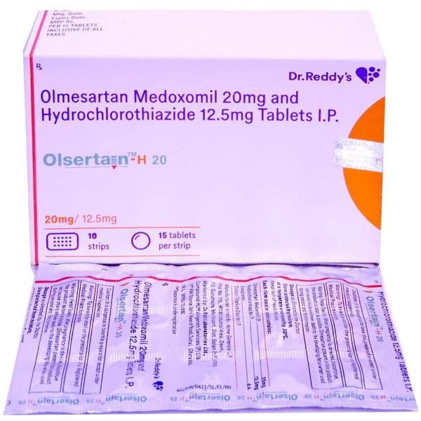 Olsertain-H 20 Tablet 15's, Pack of 15 TABLETS