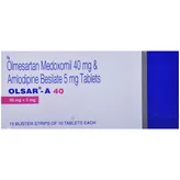 Olsar-A 40 Tablet 10's, Pack of 10 TabletS