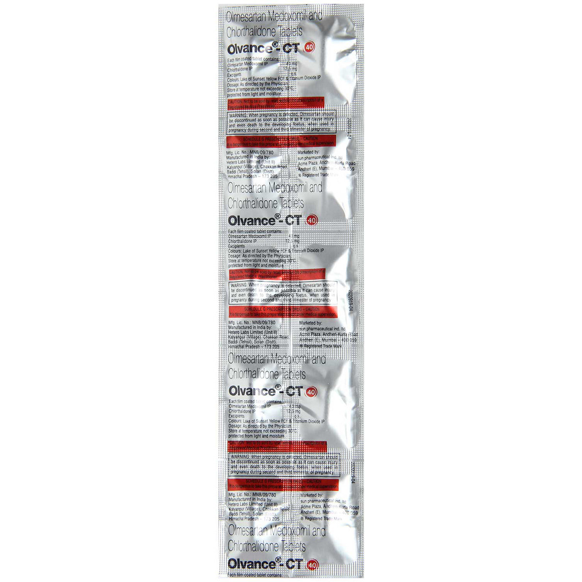 Olvance-CT 40 Tablet 10's, Pack of 10 TABLETS Olvance-CT 40 Tablet 10's, Pack of 10 TABLETS