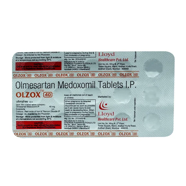 Olzox 40 mg Tablet 15's