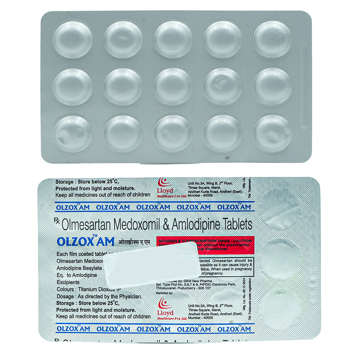 Olzox AM Tablet 15's, Pack of 15 TabletS Olzox AM Tablet 15's, Pack of 15 TabletS