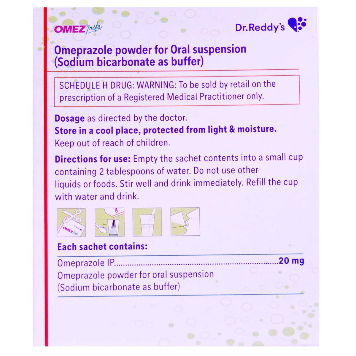 Omez Insta Mint Sachet 5.9 gm Price, Uses, Side Effects, Composition Apollo Pharmacy