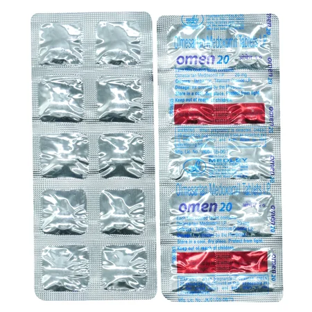 Omen 20 mg Tablet 10's