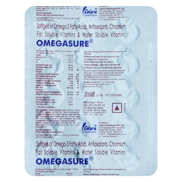 Omegasure Softgel Capsule 15's
