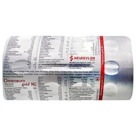 Omeneuro Gold 9G Softgel Capsule 10's