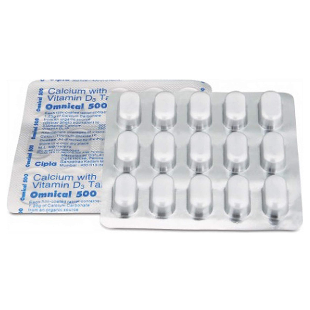 OMNICAL 500MG TABLET, Pack of 15 OMNICAL 500MG TABLET, Pack of 15