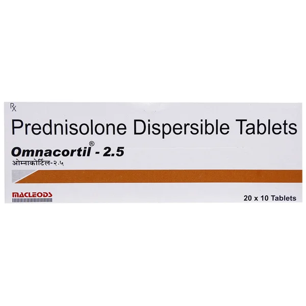 Omnacortil 2.5 Tablet 10's
