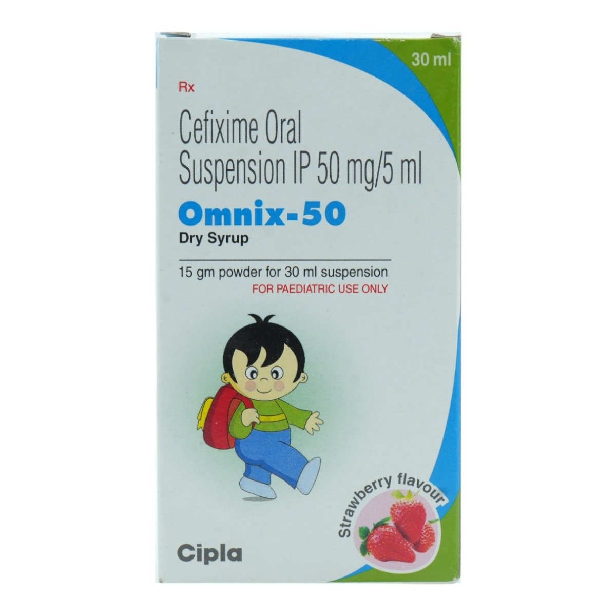 Omnix 50 Dry Syrup 30 ml, Pack of 1 Syrup Omnix 50 Dry Syrup 30 ml, Pack of 1 Syrup