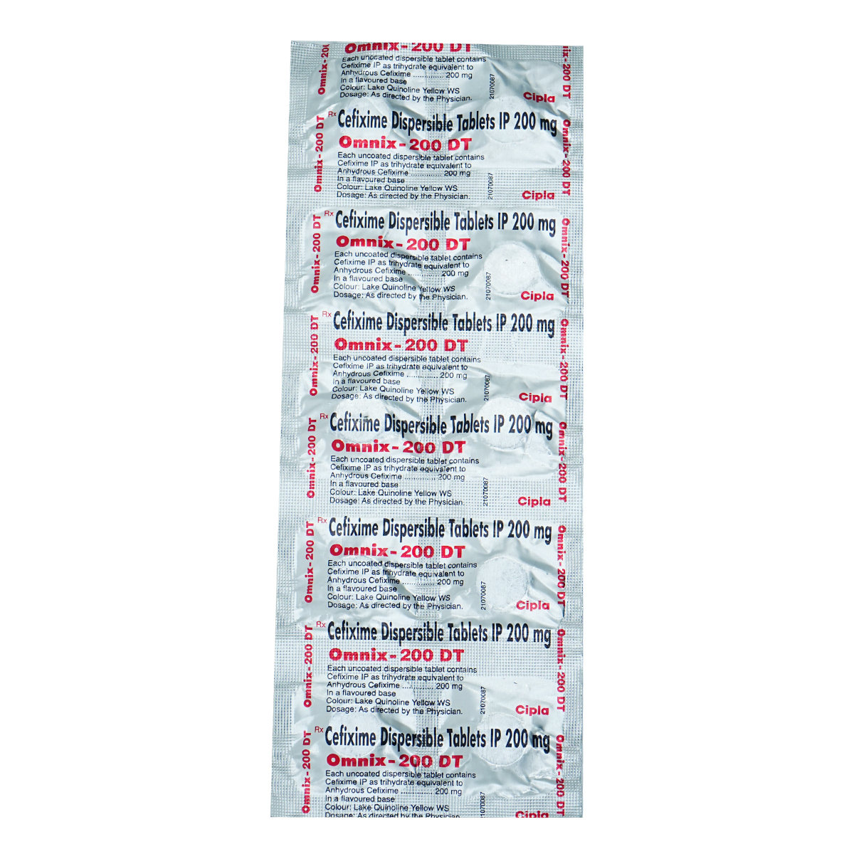 Omnix-200 DT Tablet 10's, Pack of 10 TabletS Omnix-200 DT Tablet 10's, Pack of 10 TabletS