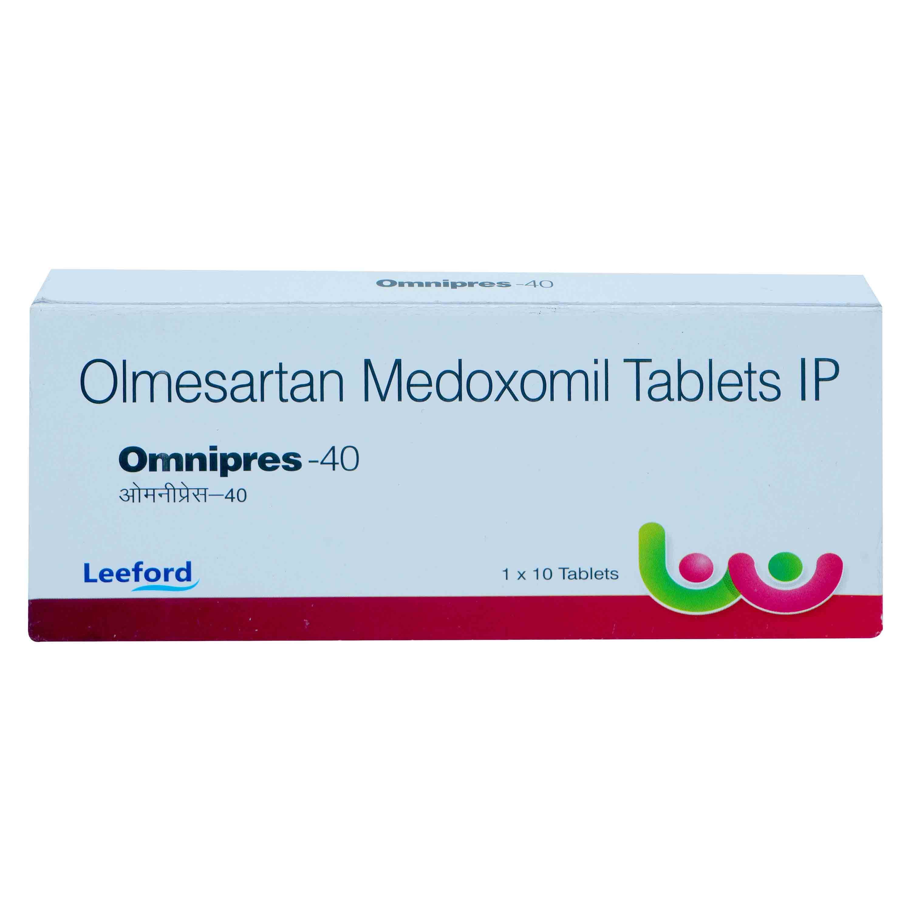 OMNIPRES 40MG TABLET, Pack of 10 TABLETS OMNIPRES 40MG TABLET, Pack of 10 TABLETS