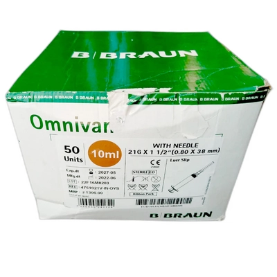 Omnivan 10Ml Syringe (B.Braun), Pack of 1