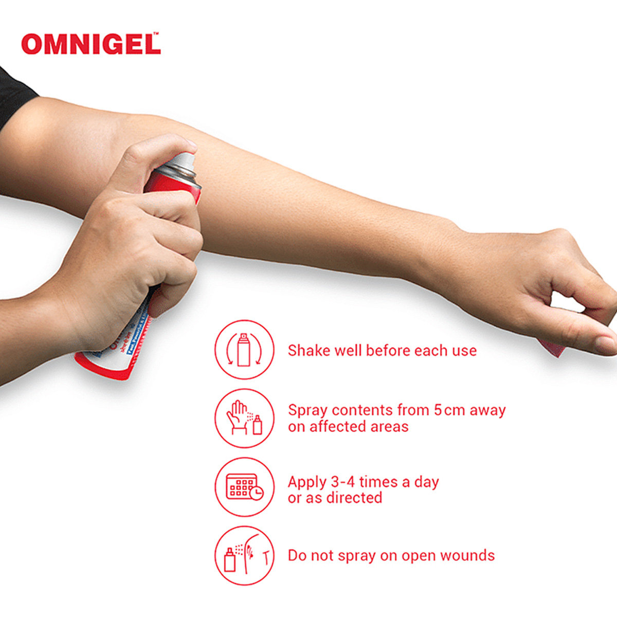 Omnigel Spray 55 gm, Pack of 1 Spray Omnigel Spray 55 gm, Pack of 1 Spray