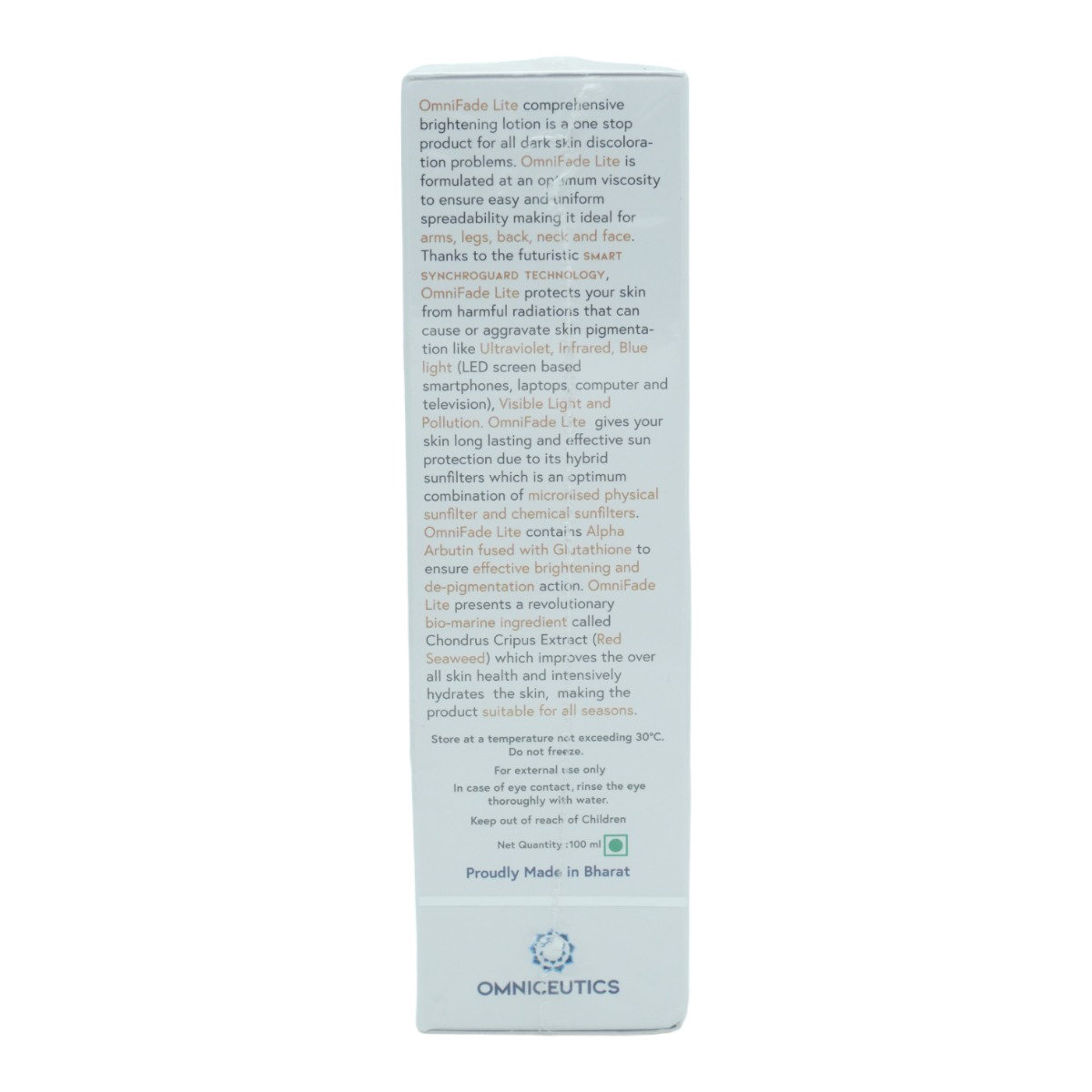 Omnifade Lite Spf 30+ Lotion 100 ml, Pack of 1 Omnifade Lite Spf 30+ Lotion 100 ml, Pack of 1