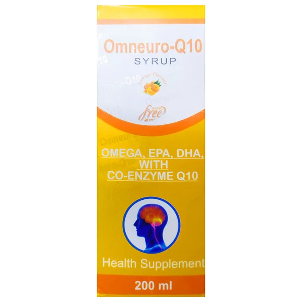 Omneuro-Q10 Sugar Free Orange Flavour Syrup 200 ml