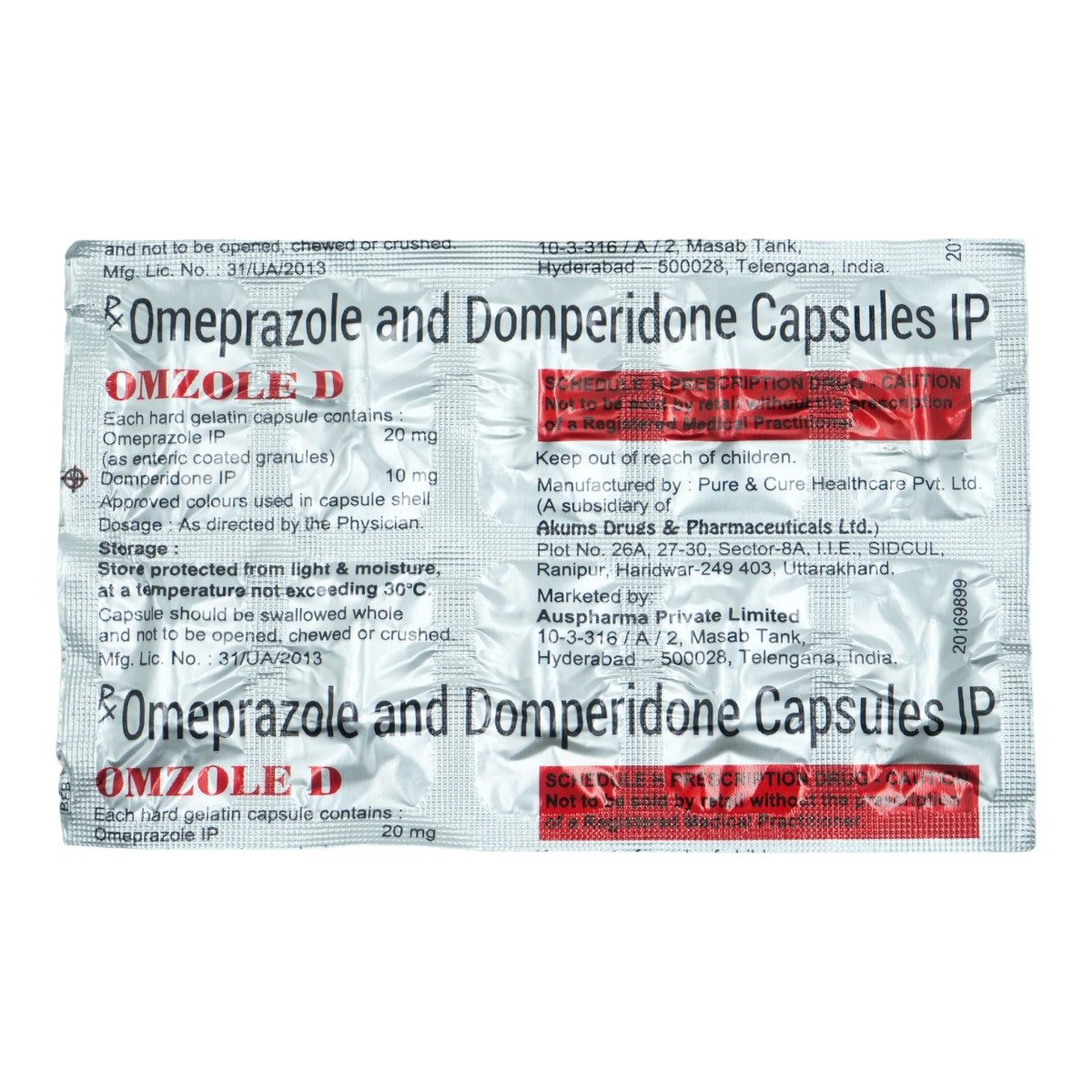 Omzole D Capsule 10's, Pack of 10 CAPSULES Omzole D Capsule 10's, Pack of 10 CAPSULES