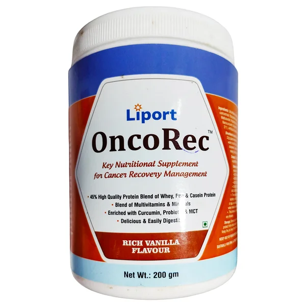 Liport Onco Rec Rich Vanilla Flavour Powder, 200 gm