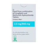 Ondero Met 2.5Mg/850Mg Tablet 