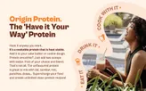 Origin Nutrition 100% Natural Vegan Protein Chocolate Flavour Powder, 770 gm, Pack of 1