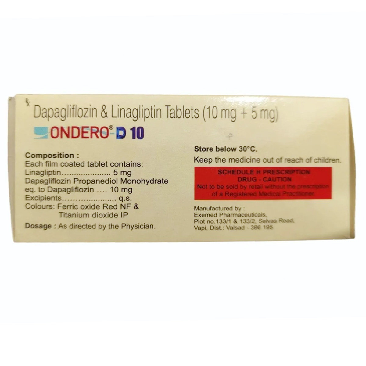 Ondero-D 10 Tablet 10's, Pack of 10 TabletS Ondero-D 10 Tablet 10's, Pack of 10 TabletS