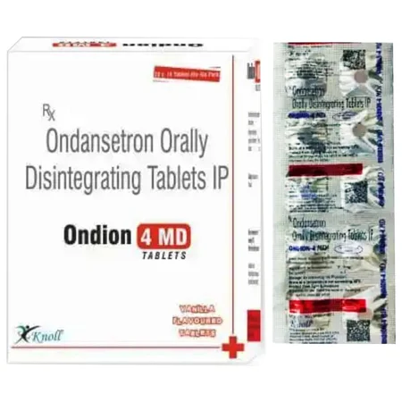 Ondion 4 MD Vanilla Flavoured Orally Disintegrating Tablet 10's