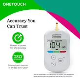 OneTouch Verio Flex Blood Glucose Monitor with OneTouch Reveal Mobile Application (FREE 10 Strips + Lancing device + 10 Lancets), 1 Kit, Pack of 1