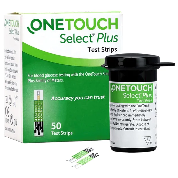 One Touch Select Plus Test Strip Free, 10 Count, Pack of 1