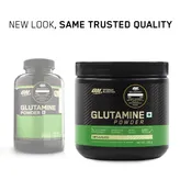 Optimum Nutrition (ON) Glutamine Unflavour Powder, 250 gm, Pack of 1