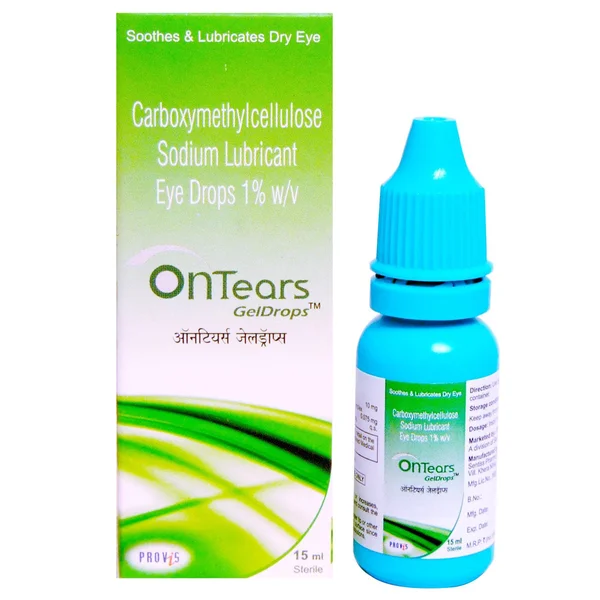 On Tears Gel drops 15 ml, Pack of 1 Eye Drops