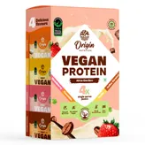 Origin Nutrition 100% Natural Vegan Protein Four Delicious Flavour Powder, 155.4 gm, Pack of 1