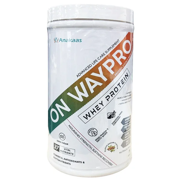 On Way Pro Elaichi Badam Flavour Whey Protein Powder 400 gm