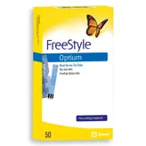 Freestyle Optium Blood Glucose Test Strips, 50 Count, Pack of 1