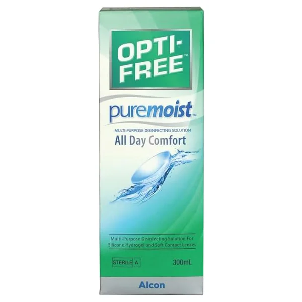 Opti-Free Replenish Multi Purpose Disinfecting Solution 300 ml | For Silicone Hydrogel &amp; Soft Contact Lenses, Pack of 1