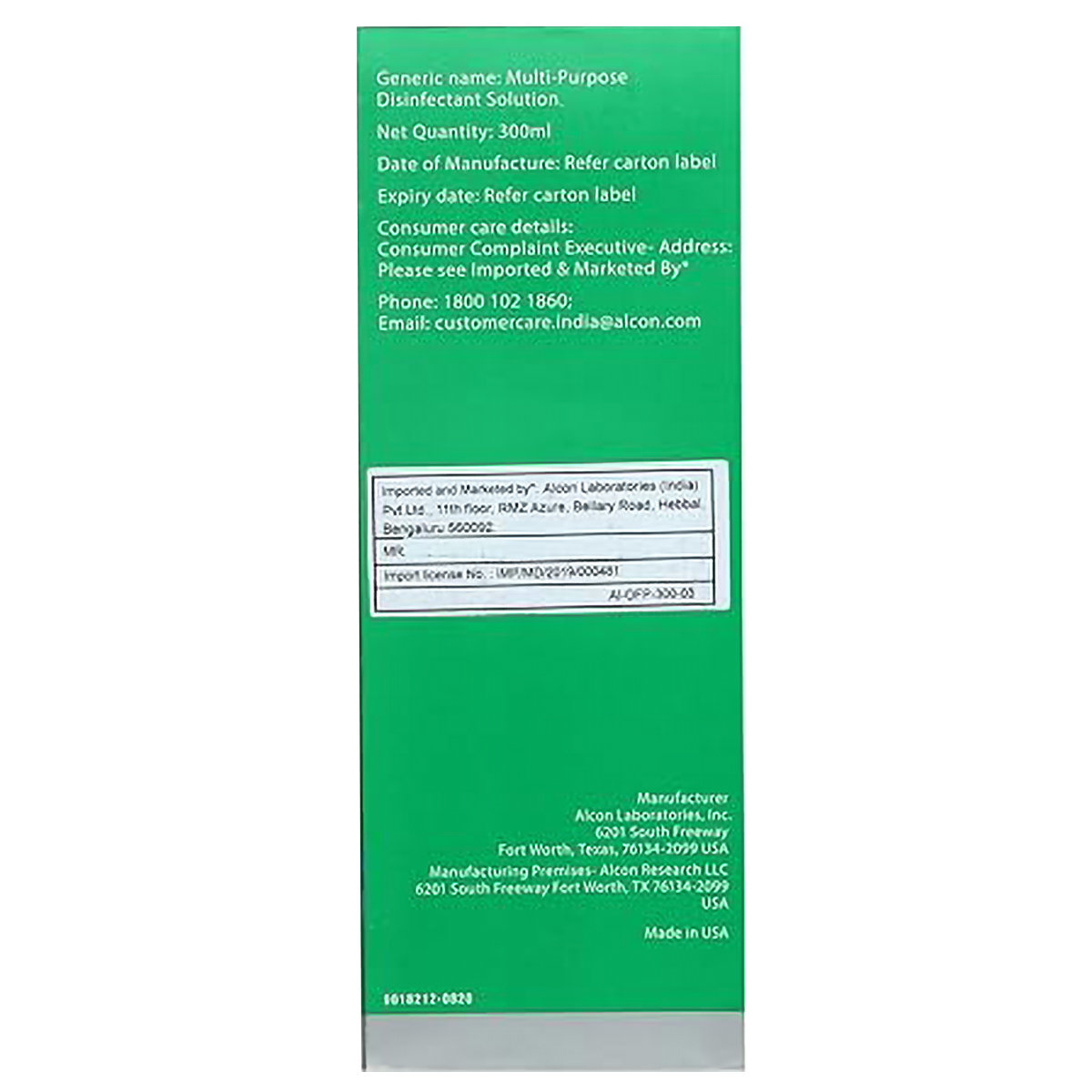 Opti-Free Replenish Multi Purpose Disinfecting Solution 300 ml | For Silicone Hydrogel & Soft Contact Lenses, Pack of 1 Opti-Free Replenish Multi Purpose Disinfecting Solution 300 ml | For Silicone Hydrogel & Soft Contact Lenses, Pack of 1