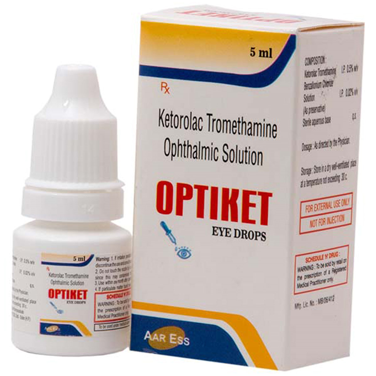 Optiket Eye Drops 5 ml Optiket Eye Drops 5 ml