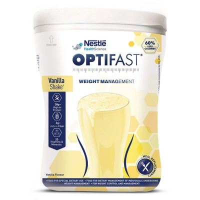 Nestle Optifast Weight Management Vanilla Flavour Powder, 400 gm, Pack of 1