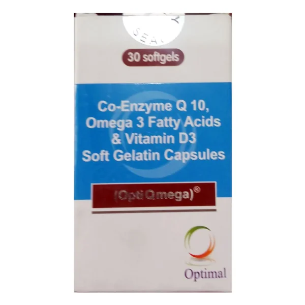 Optiqmega Softgel Capsule 30's, Pack of 1