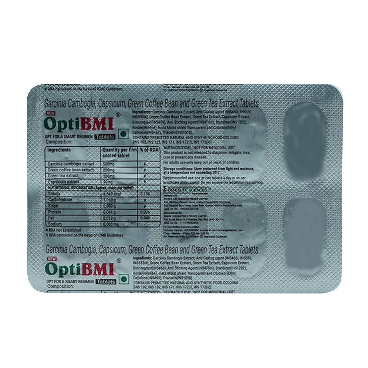 Opti Bmi New Tablet 10's Price, Uses, Side Effects, Composition