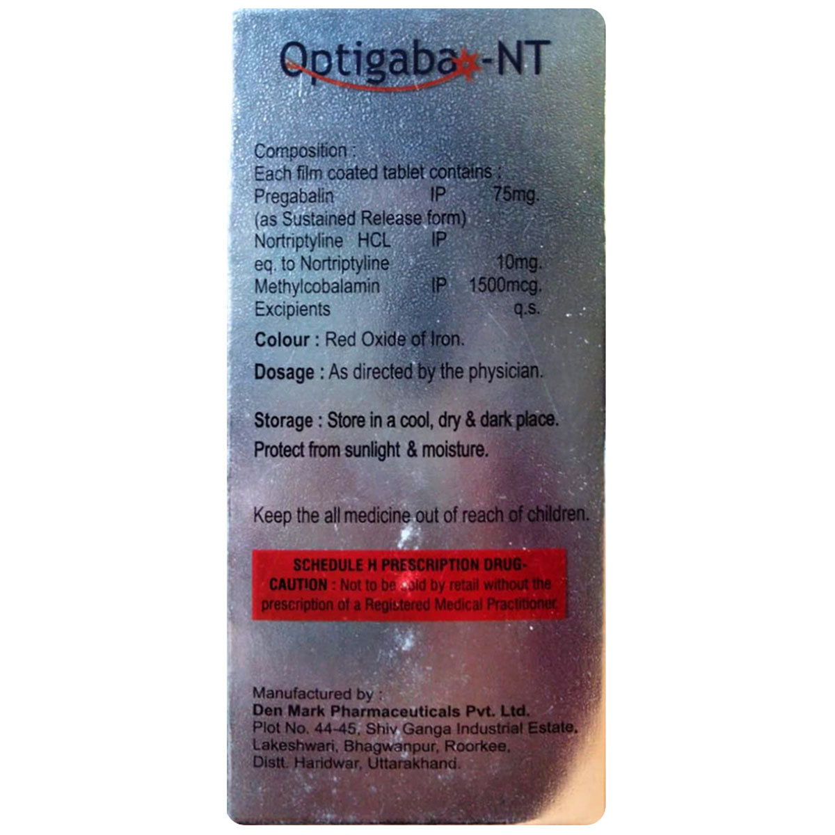Optigaba-NT Tablet 10's, Pack of 10 TabletS Optigaba-NT Tablet 10's, Pack of 10 TabletS