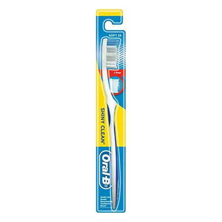 Oral-B Shiny Clean Medium Toothbrush, 1 Count