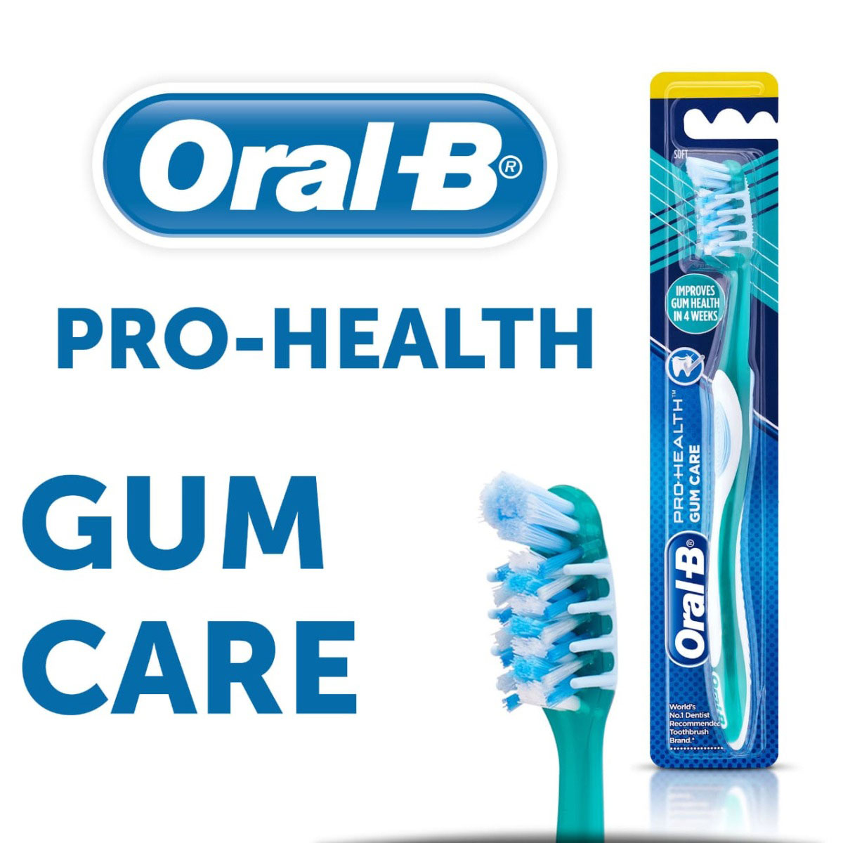 Oral-B Pro-Health Gum Care Toothbrush Medium, 1 Count, Pack of 1 Oral-B Pro-Health Gum Care Toothbrush Medium, 1 Count, Pack of 1