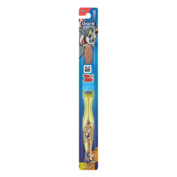 Oral B Tom &amp; Jerry Kids Tooth Brush, 1 Count, Pack of 1