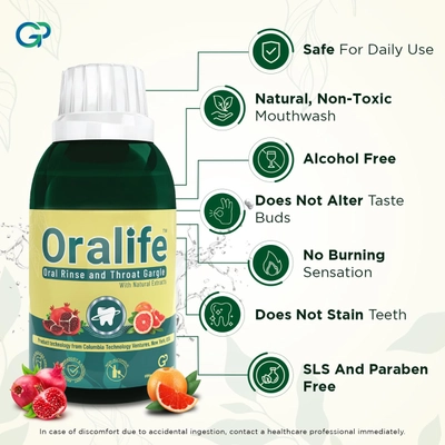 Oralife Gargle, 250 ml, Pack of 1